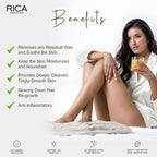 Rica Aloe Vera After Wax Lotion for Sensitive Skin With Sun Flower Oil, Jojoba Oil & Vitamin E