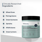 Miduty by Palak Notes 100% Organic Alkalizing Super Greens Powder - Distacart