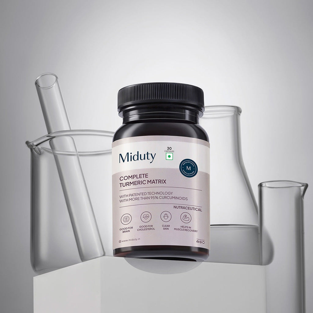 Miduty by Palak Notes Complete Turmeric Matrix Capsules - Distacart