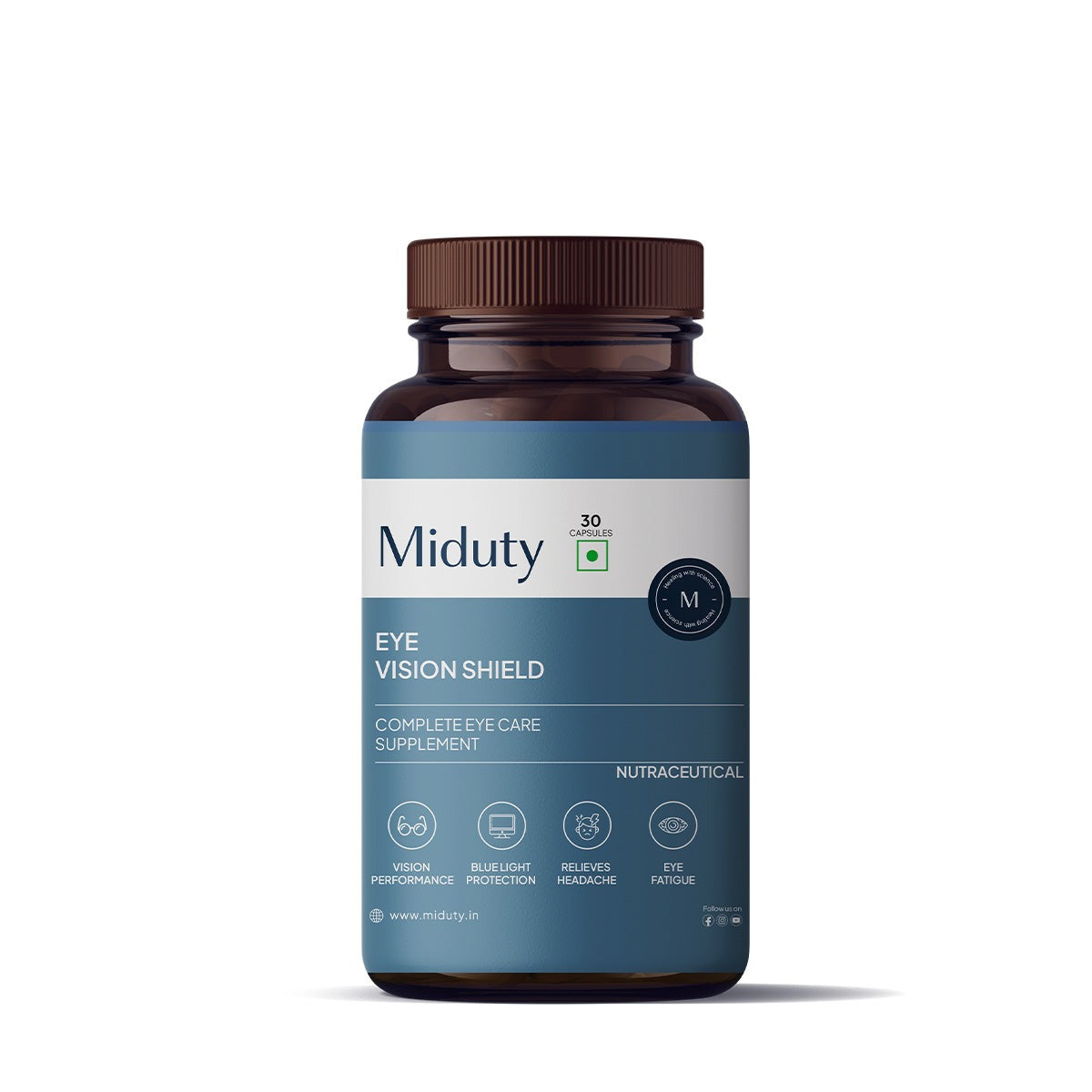 Miduty by Palak Notes Eye Vision Shield Complete Eye Care Capsules - Distacart