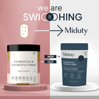Miduty by Palak Notes Probiotics & Prebiotic Fiber powder - Distacart