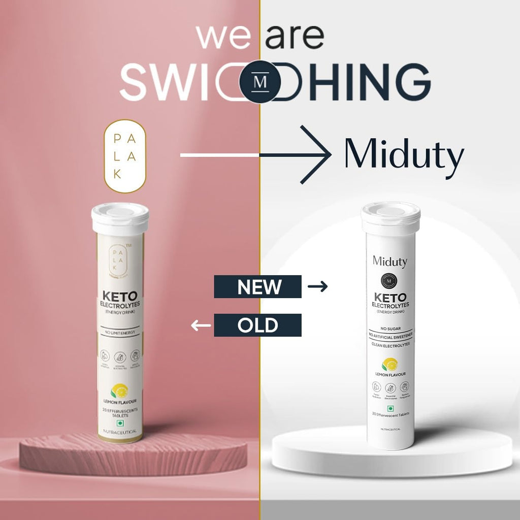 Miduty by Palak Notes Keto Electrolytes Tablets -Adults - Distacart