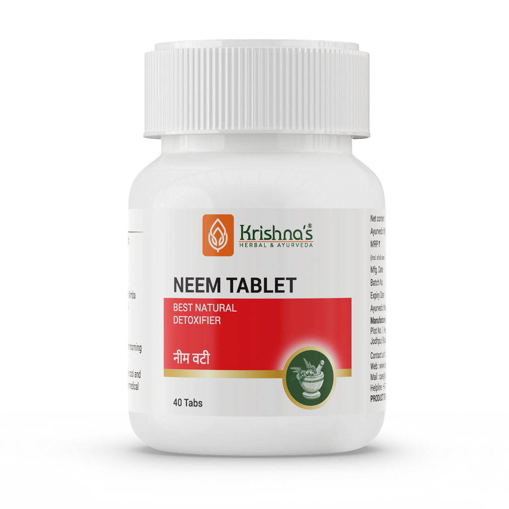 Krishna's Herbal & Ayurveda Neem Tablets - Distacart
