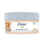 Dove Crushed Macadamia & Rice Milk Moderate Exfoliating Body Scrubating Body Polish Scrub
