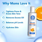 The Moms Co Natural Vitamin C Daily Face Toner with Niacinamide and Aloe Vera