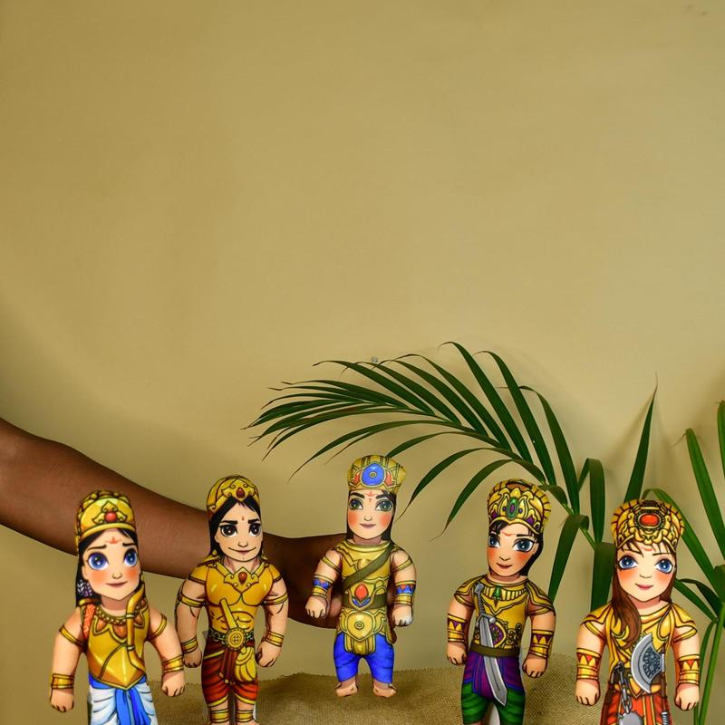 Sowpeace Stitched Cotton Panch Pandava - Distacart