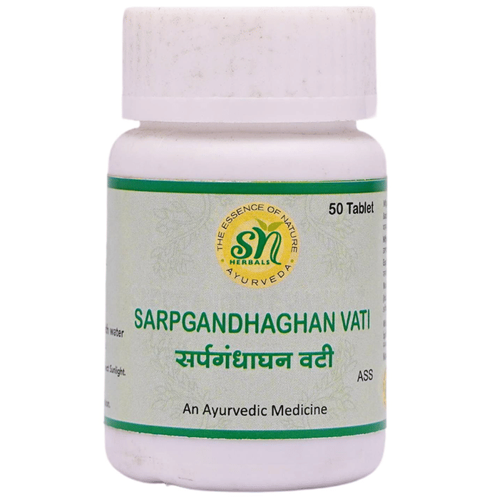 SN Herbals Sarpgandha Ghan Vati - Distacart