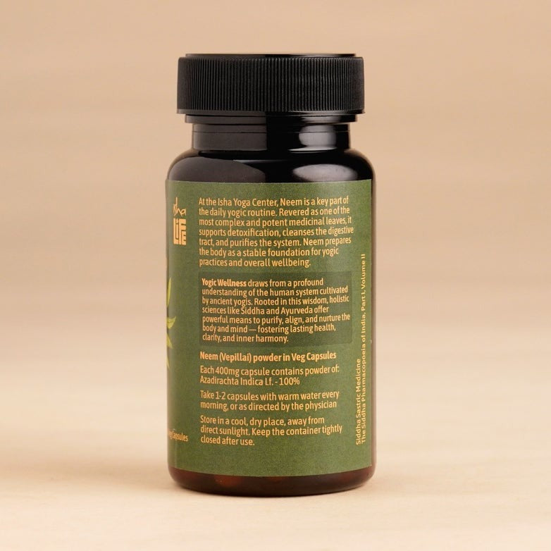 Isha Arogya Neem Powder Veg Pills - Distacart