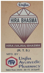 Unjha Ayurvedic Hirak Bhasma 100 Mg - Distacart
