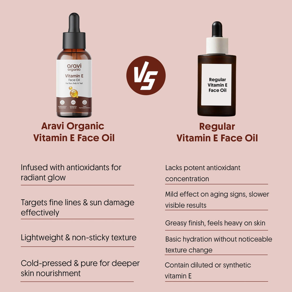Aravi Organic Pure Vitamin E Oil