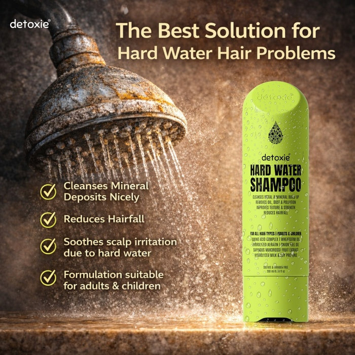 Detoxie Hard Water Relief & Hair Fall Control Pro Growth Shampoo - Distacart