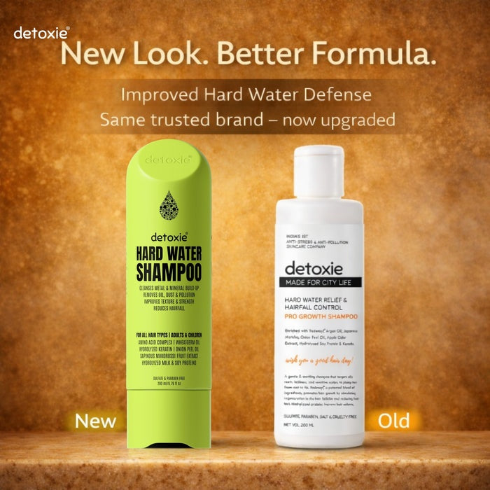 Detoxie Hard Water Relief & Hair Fall Control Pro Growth Shampoo - Distacart