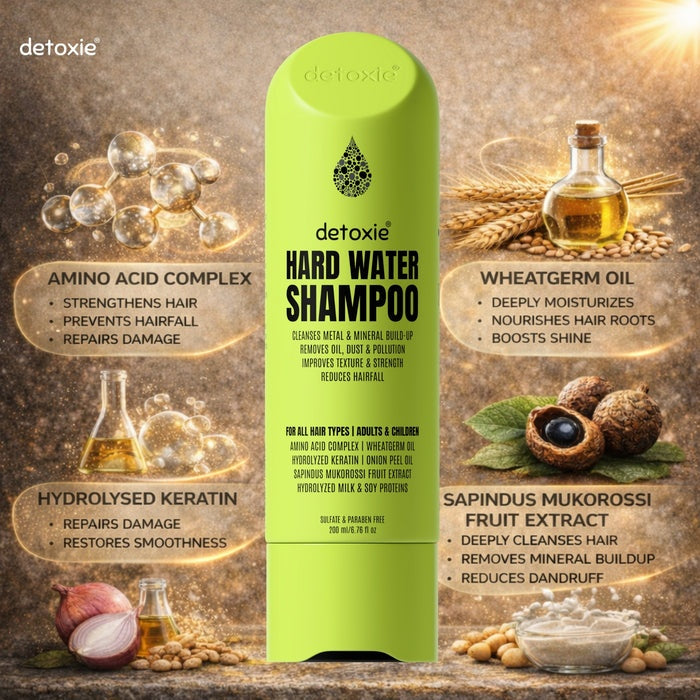 Detoxie Hard Water Relief & Hair Fall Control Pro Growth Shampoo - Distacart