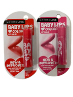 Maybelline New York Baby Lips Lip Balm (Pink & Red)