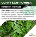 Forest Herbs Curry Leaves Hair Care Powder
