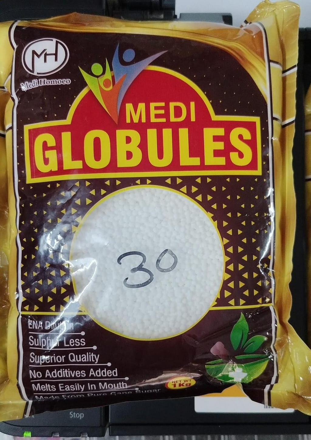 Medi Homeopathy Globules/ Blank Pellets (Size 30) - Distacart