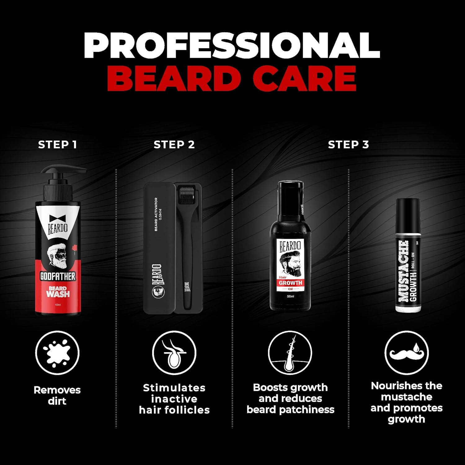 Beardo Beard & Hair Growth Oil - Distacart