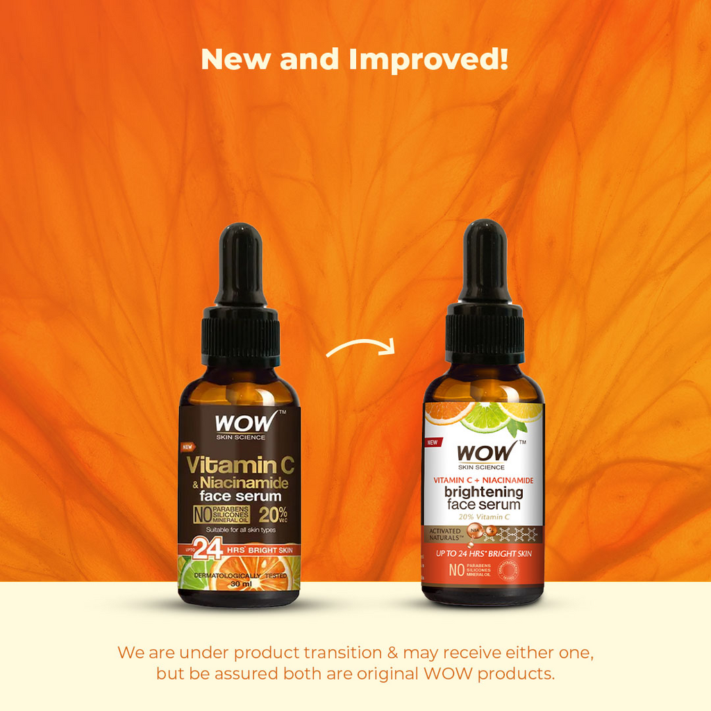 Wow Skin Science Vitamin C & Niacinamide Brightening Face Serum