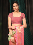 Green Art Silk Digital Print Floral Saree with Unstitched Blouse - Hiral Fashion