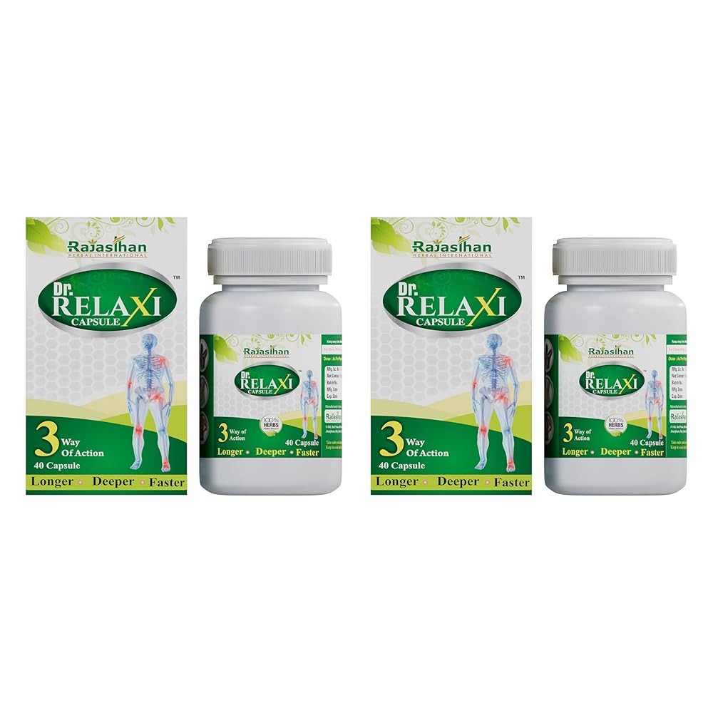 Dr Relaxi Herbal Capsules for Joints Pain and Arthritis - Distacart