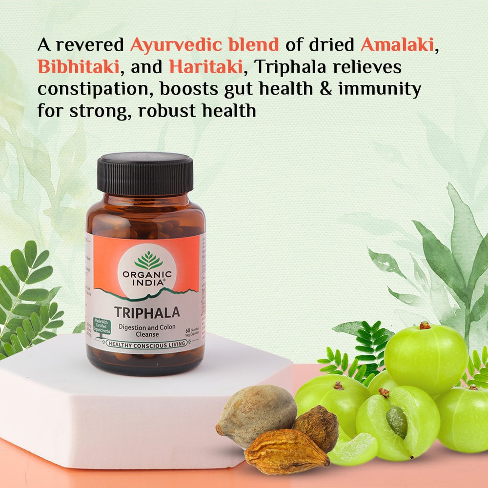 Organic India Triphala Capsules - Distacart
