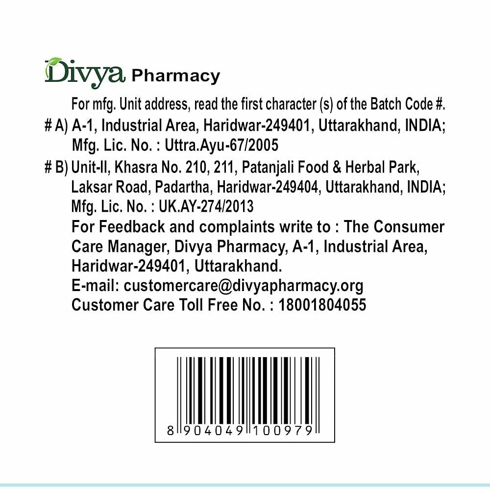 Patanjali Divya Lipidom Tabs - Distacart