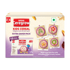 Nestle Ceregrow Kids (2-6 yrs) Cereal-Multigrain, Milk & Fruits, Rich in Iron, Calcium & Protein - Distacart