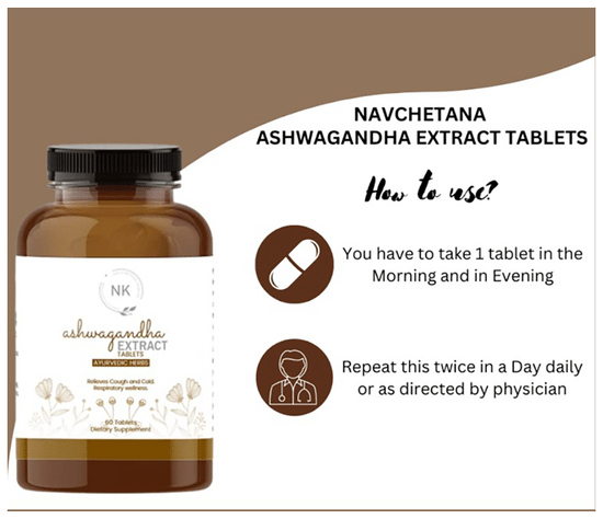 Navchetana Kendra Ashwagandha Tablets - Distacart