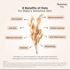 Aveeno Baby Daily Moisture Wash & Shampoo - Natural Oat Gentle Cleanser For Hair, Sensitive Body Skin