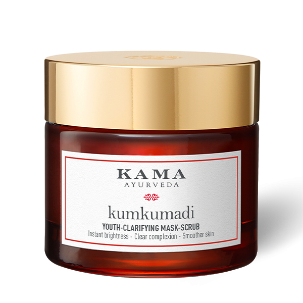 Kumkumadi Youth-Clarifying Mask-Scrub, 2 in 1 Mask Scrub - Distacart