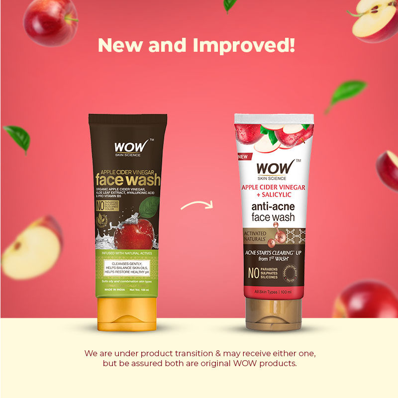 Wow Skin Science Apple Cider Vinegar Face Wash