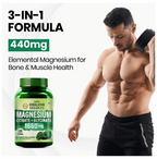 Himalayan Organics Magnesium Citrate+Glycinate Tablets (1660mg) - Distacart