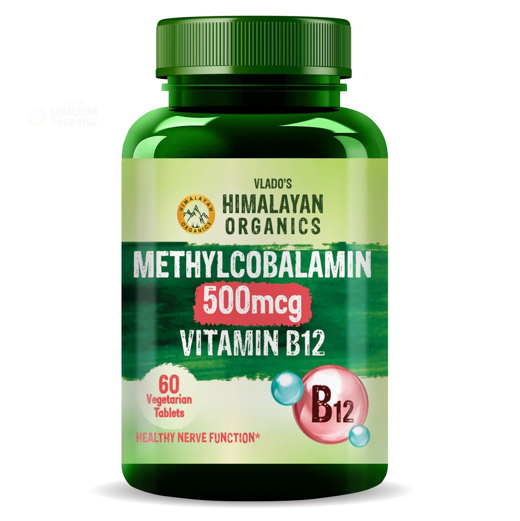 Himalayan Organics Methyl Cobalamin Vitamin B12 Tablets - Distacart