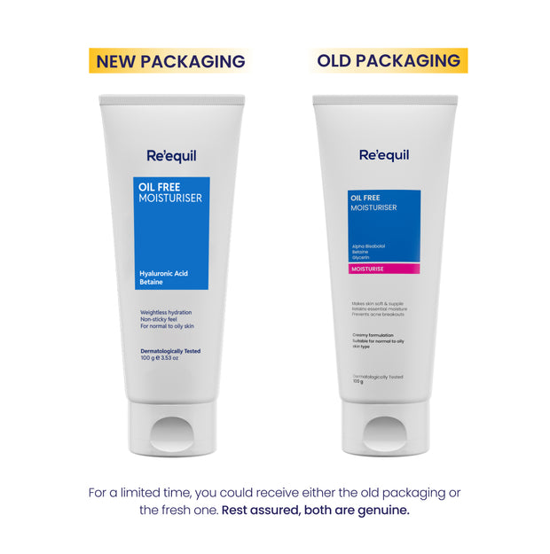 Re'equil Oil Free Moisturizer for Normal & Oily Skin