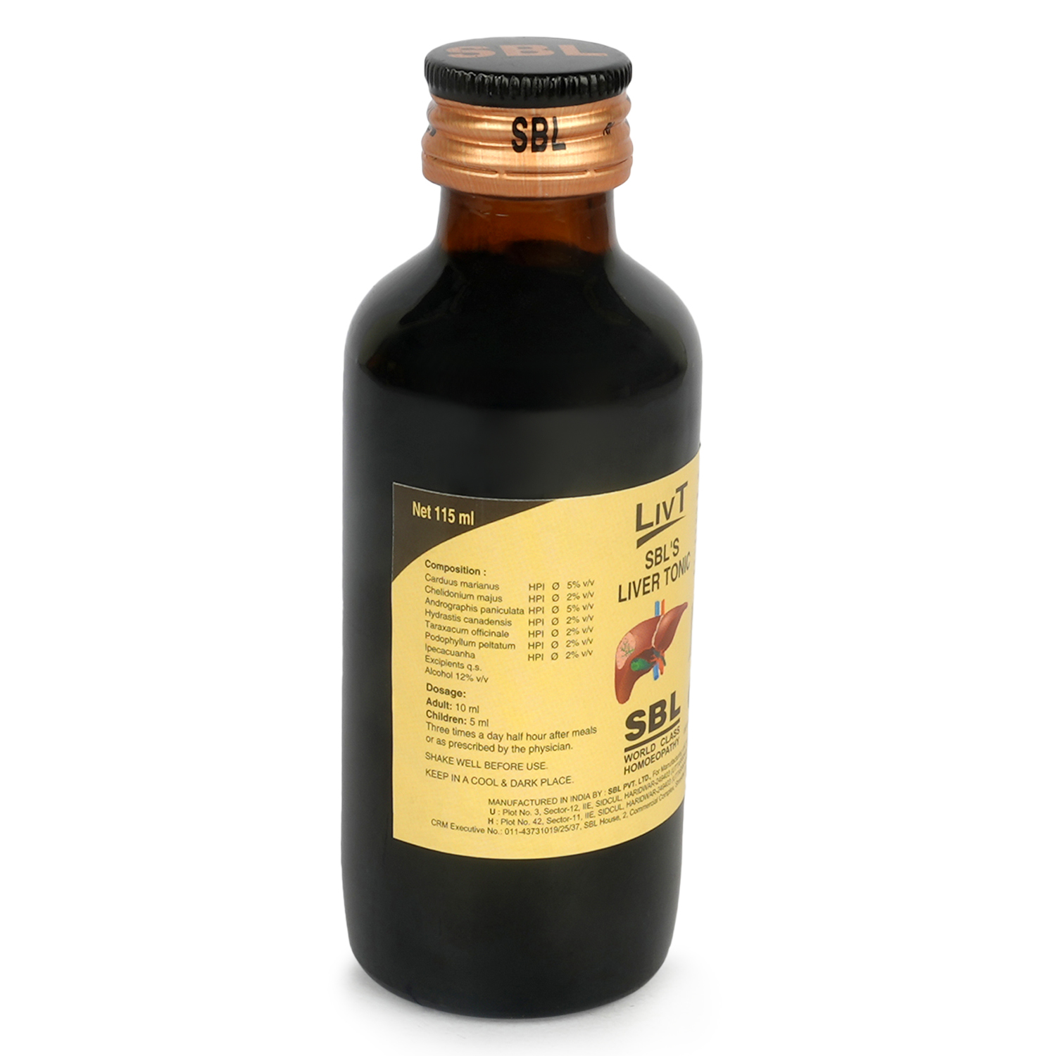 SBL Homeopathy Liv T Liver Tonic - Distacart