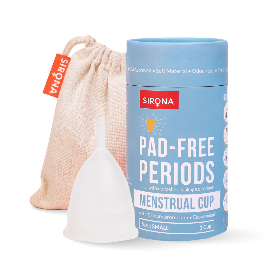 Sirona Reusable Menstrual Cup with Pouch