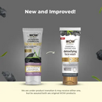 Wow Skin Science Charcoal + Glycolic Acid Detoxifying Face Wash for Oil Control + Gentle Exfoliation with Tea Tree & Aloe
