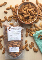 Satjeevan Organic Raw Badam Almonds - Distacart