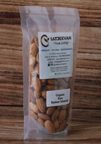 Satjeevan Organic Raw Badam Almonds - Distacart