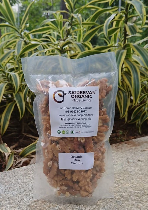 Satjeevan Organic Raw Akhrot Walnuts - Distacart