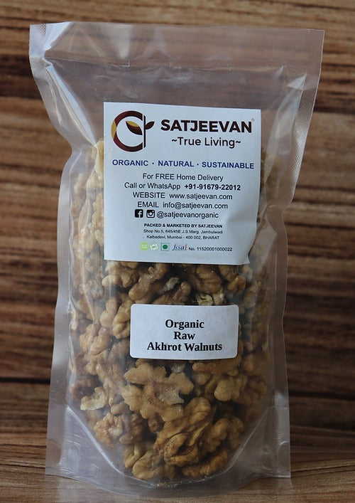 Satjeevan Organic Raw Akhrot Walnuts - Distacart