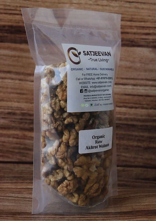 Satjeevan Organic Raw Akhrot Walnuts - Distacart