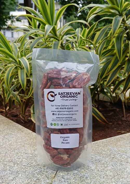Satjeevan Organic Raw Pecans - Distacart