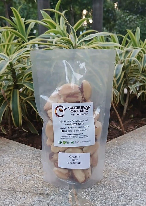 Satjeevan Organic Raw Brazilnuts - Distacart