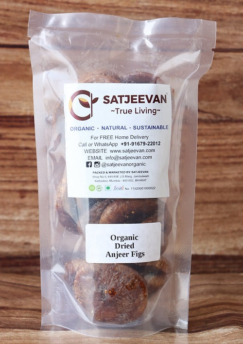 Satjeevan Organic Dried Anjeer Figs - Distacart