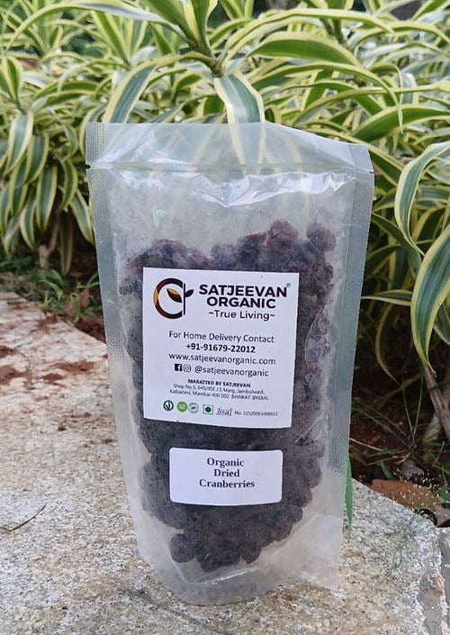Satjeevan Organic Dried Cranberries - Distacart