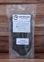 Satjeevan Organic Black Kishmis Raisins - Distacart