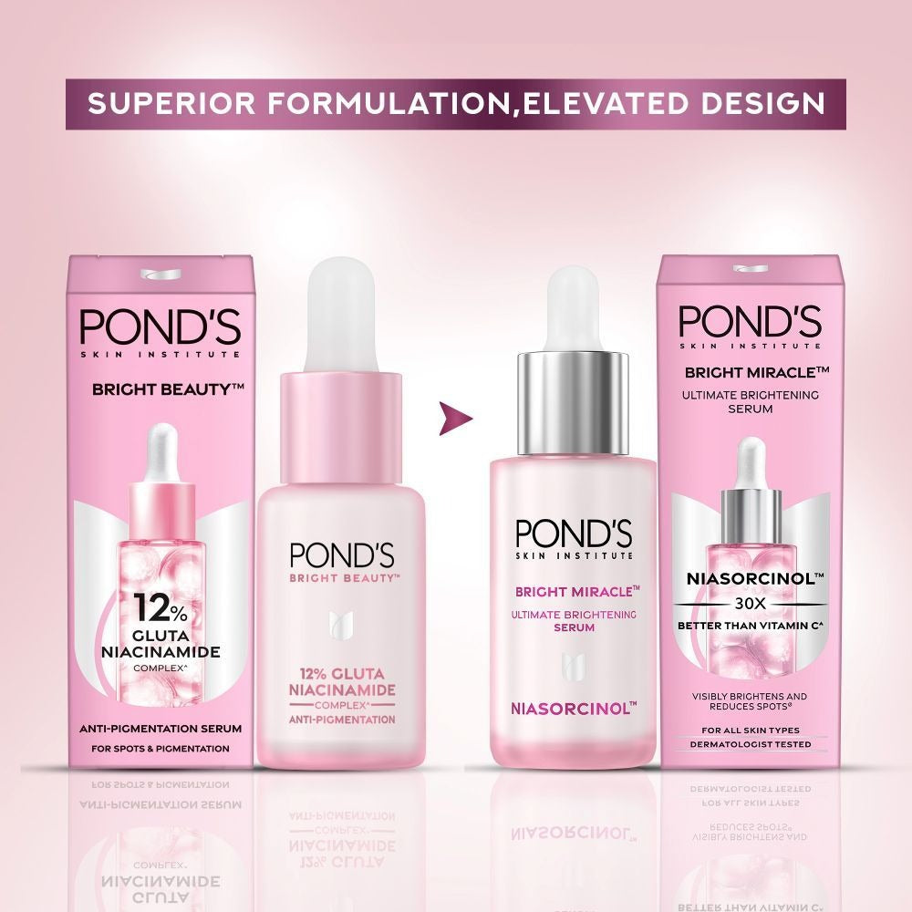 Ponds Bright Beauty Gluta Niacinamide Serum - Distacart