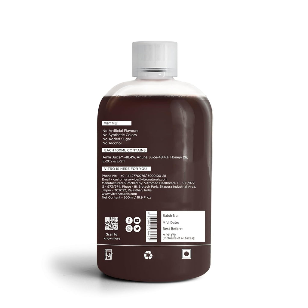 Vitro Naturals I Am Healing Amla Arjuna Juice - Distacart