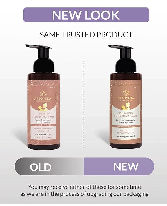 AreoVeda Hydrating Body Foam Wash For Moms